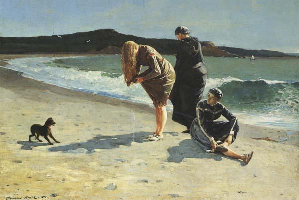 Winslow Homer Eaglehead,Manchester,Massachusetts (High Tide:The Bathers) (mk44) France oil painting art